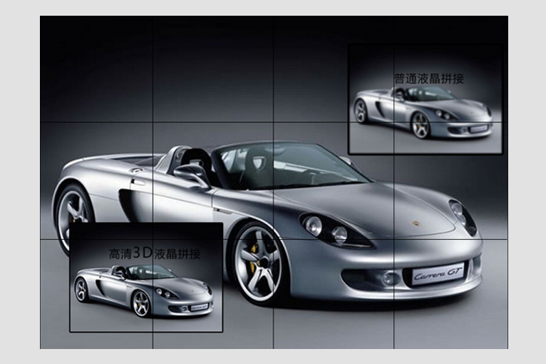 46寸超窄边液晶拼接屏双边拼缝0.88mm