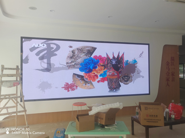 金马社区LED显示屏完成